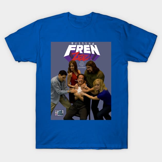 Writing Fren-Zee Movie Poster T-Shirt by Pondo Enterprises